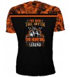 Teниска Black & Orange Camo Hunting #6668 Teниска Black & Orange Camo Hunting #6668